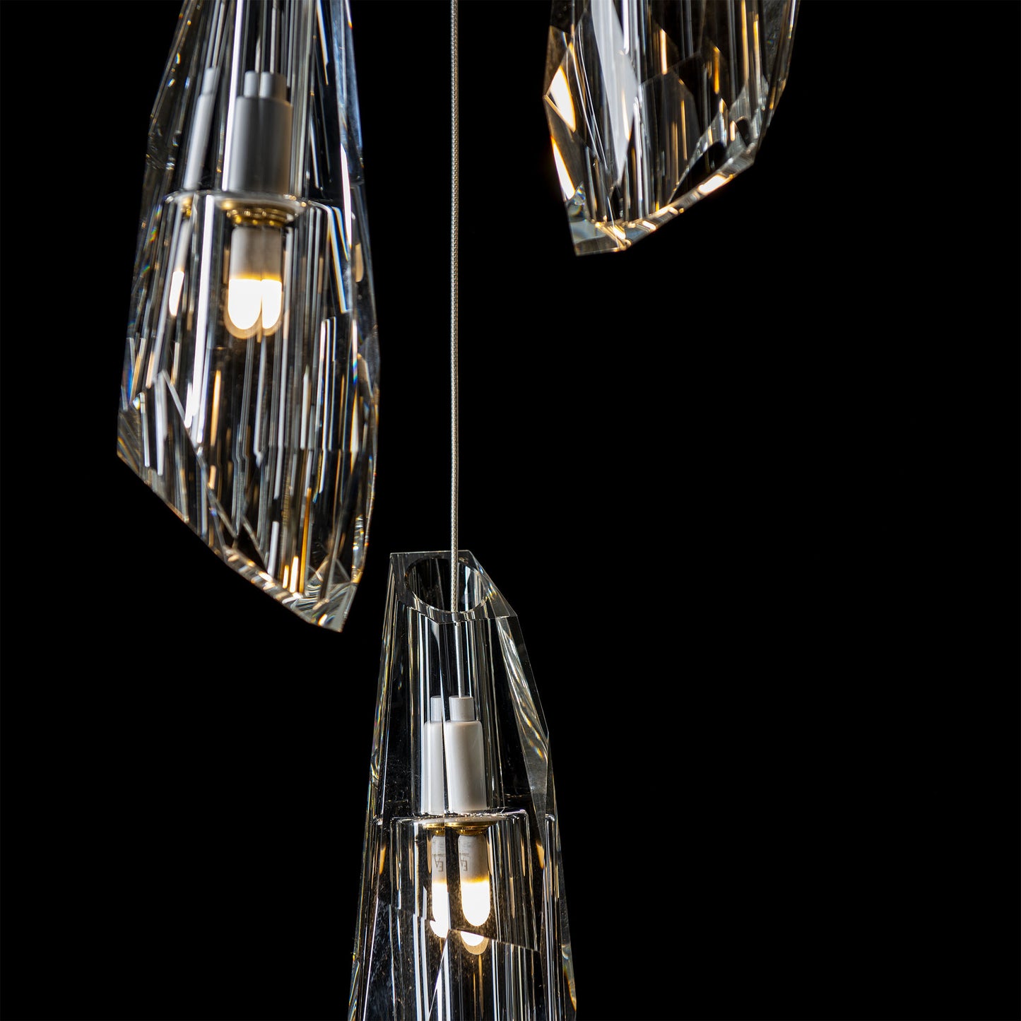 Luma 5-Light Pendant - White - Crystal - StandardBy Hubbardton Forge