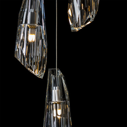Luma 5-Light Pendant - White - Crystal - StandardBy Hubbardton Forge