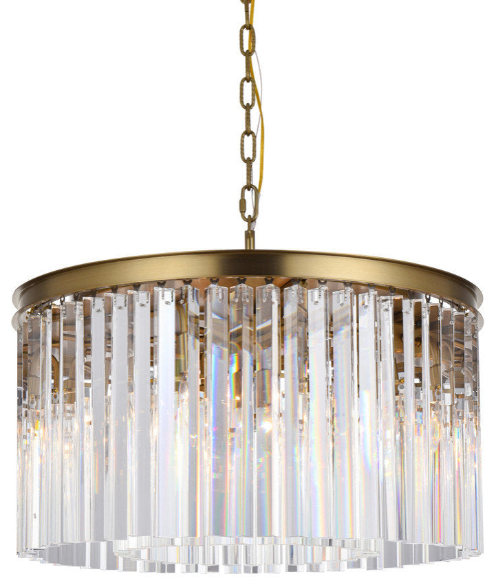 Elegant Lighting Sydney 26" Round Crystal ChandelierBy Elegant Furniture & Lighting