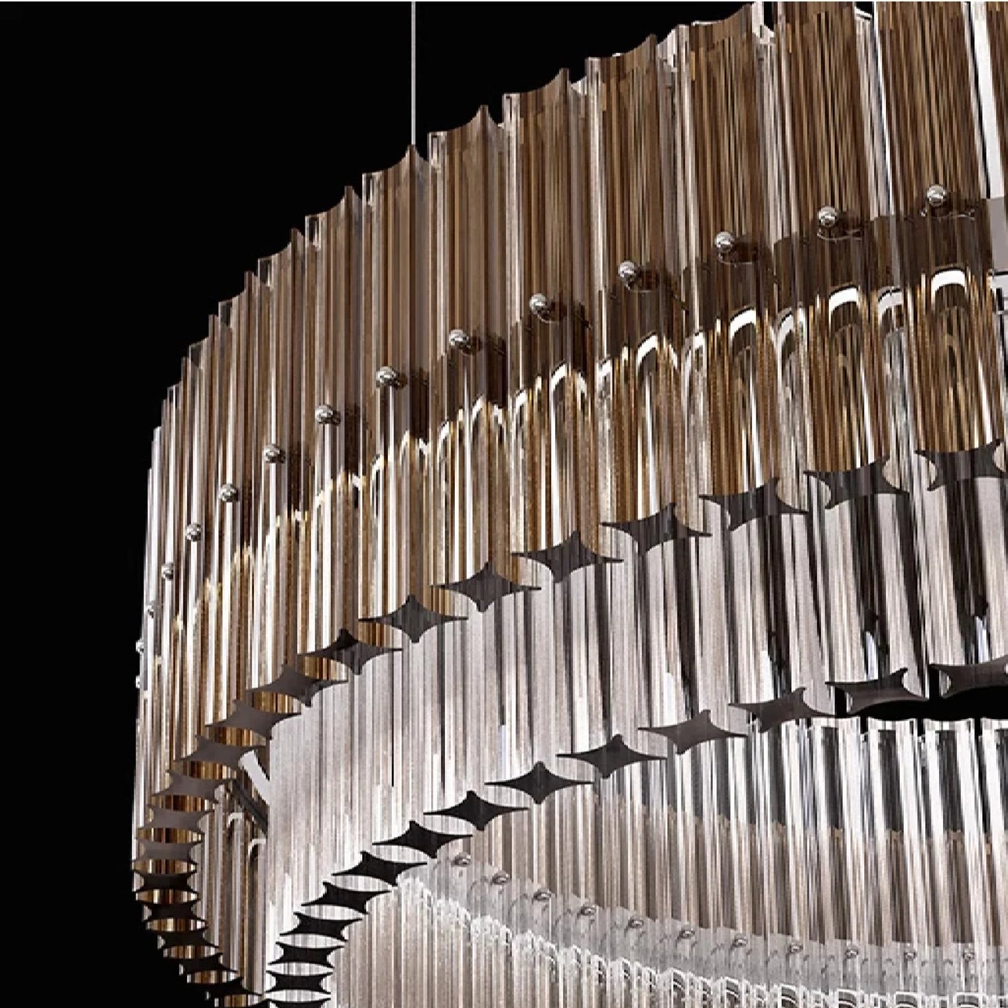 Cagnano Varano | Elegant Large Luxury Gold Crystal Chandelier, Gold, Dia100, Warm LightBy Miron Demid LLC