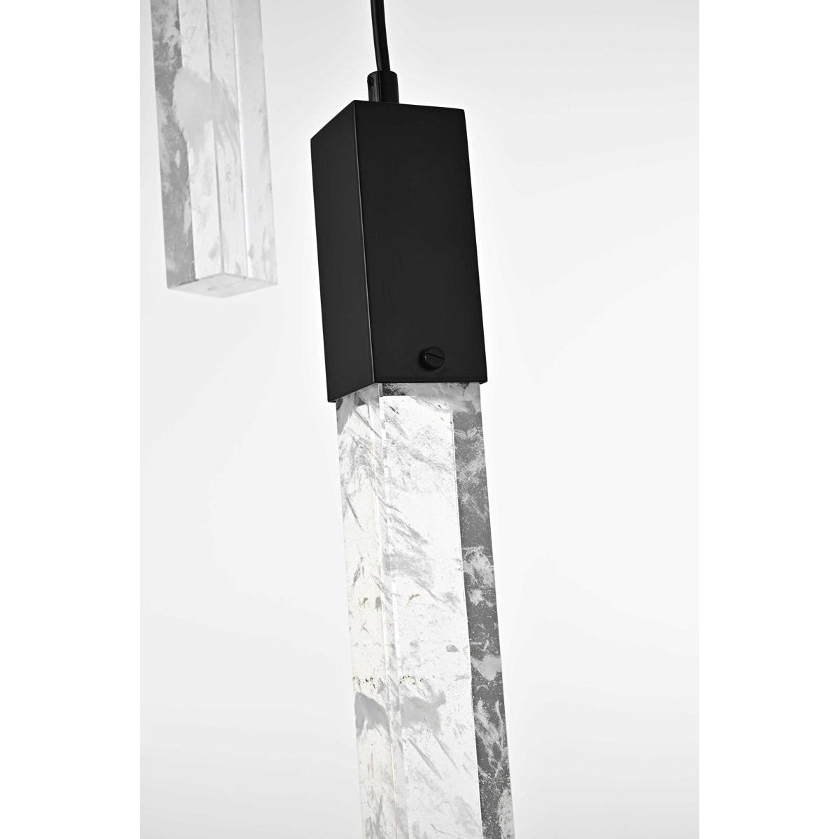 Aurora 13 Light Pendant, BlackBy Elegant Furniture & Lighting