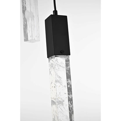 Aurora 13 Light Pendant, BlackBy Elegant Furniture & Lighting