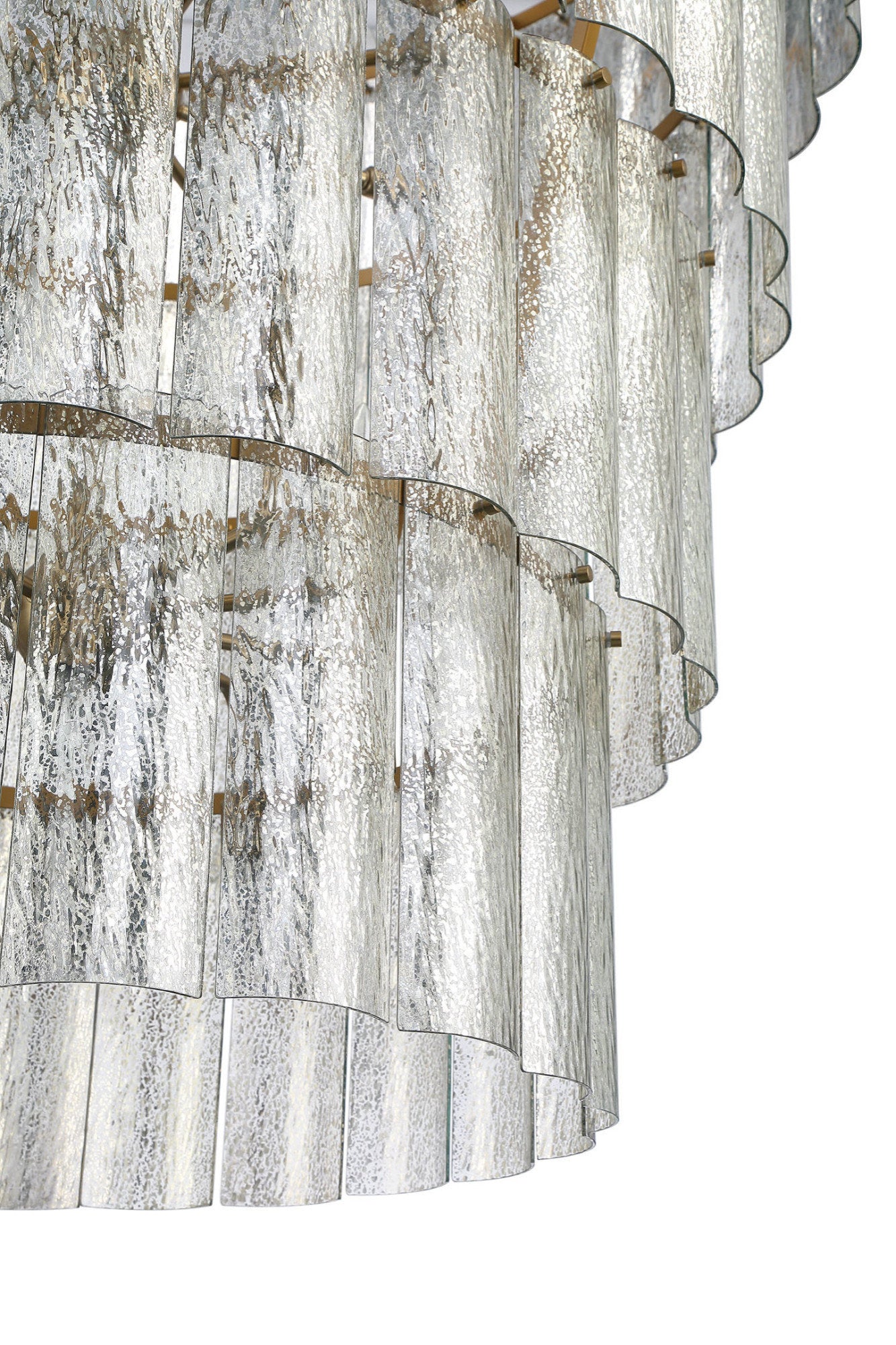 Craftmade 48628 Museo 4 Light 48"W Waterfall Chandelier - Brushed PolishedBy Craftmade