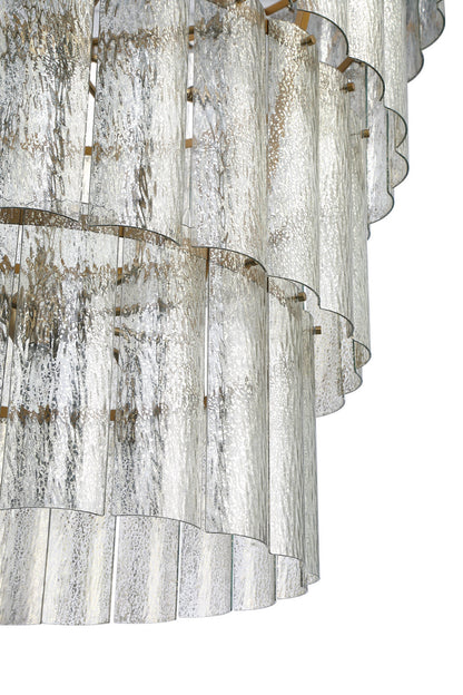 Craftmade 48628 Museo 4 Light 48"W Waterfall Chandelier - Brushed PolishedBy Craftmade