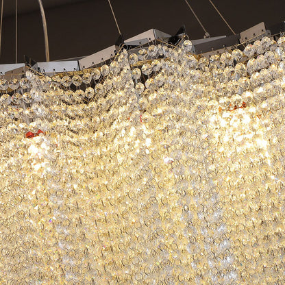 Alleri Collection Crystal Staircase ChandelierBy MORSALE
