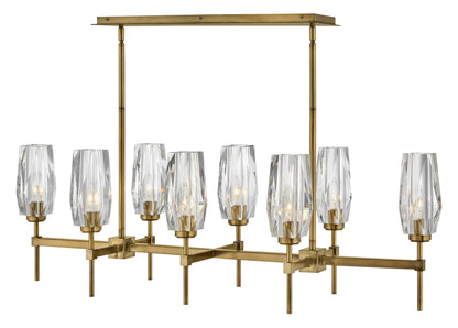 Hinkley Lighting 38256 Ana 8 Light 46"W Linear Chandelier - Heritage BrassBy Hinkley