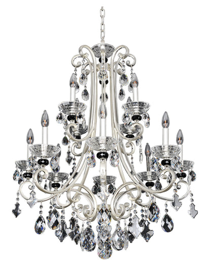 Bedetti 32"x32" 12-Light Modern Chandelier by AllegriBy Allegri Crystal by Kalco Lighting