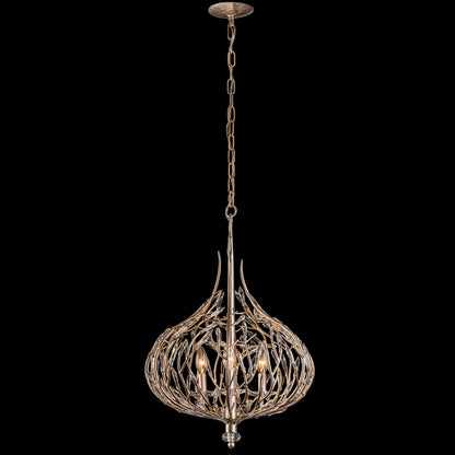 Bask 3-Lt Crystal Pendant - Gold DustBy Varaluz