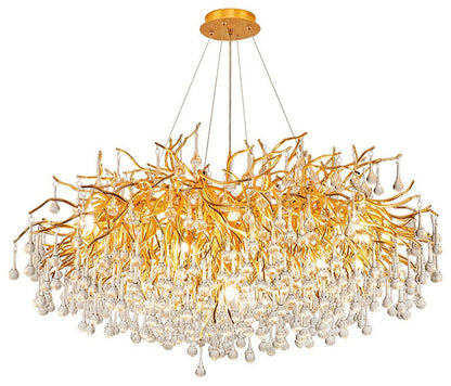 40" Albero Living Room Crystal ChandelierBy MORSALE