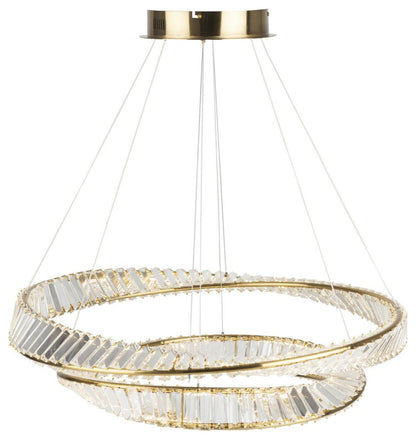 Stella Chandelier, Black and BrassBy ARTCRAFT Lighting