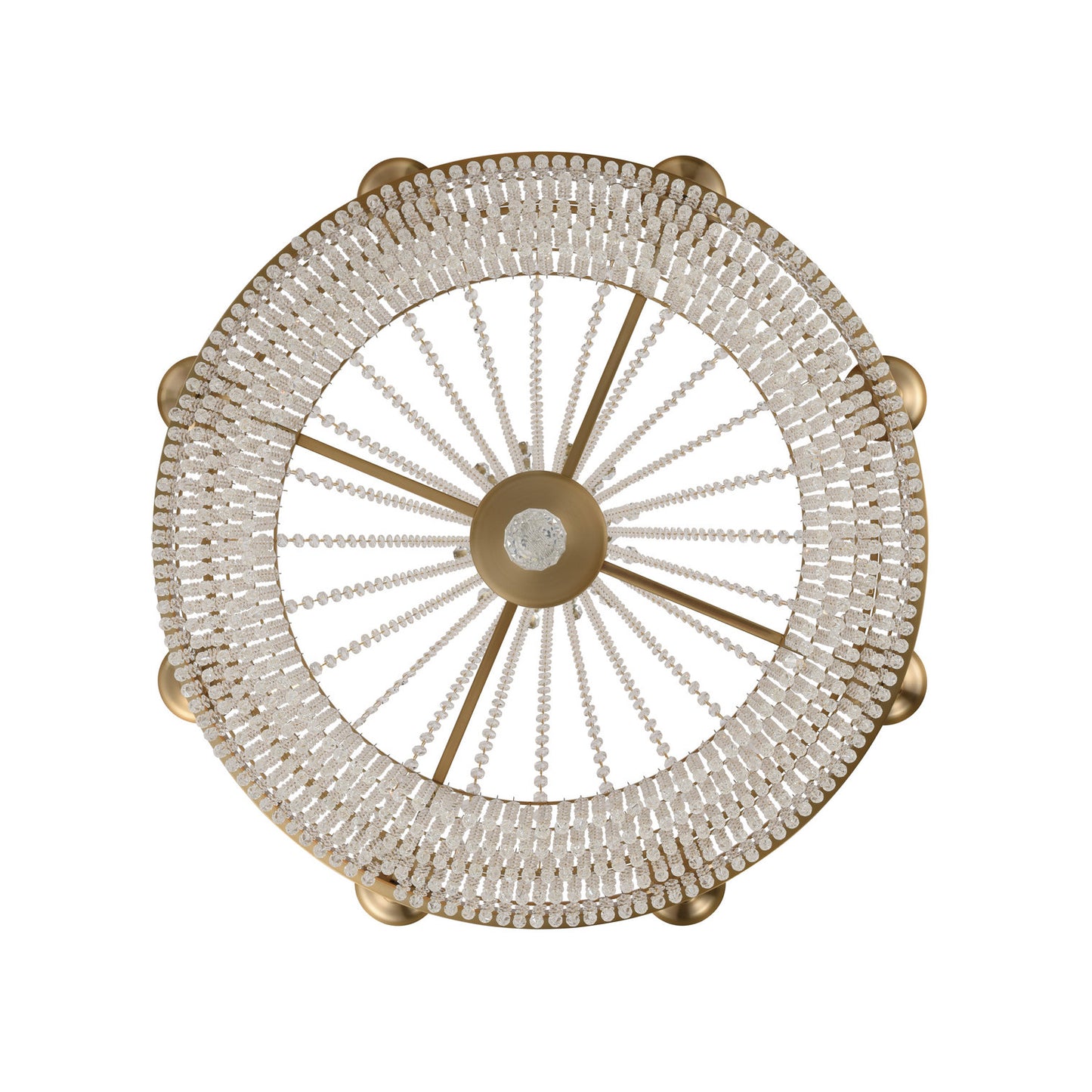 Tavo 34x43" 12-Light Modern Classic;Architectural Chandelier by AllegriBy Allegri Crystal by Kalco Lighting