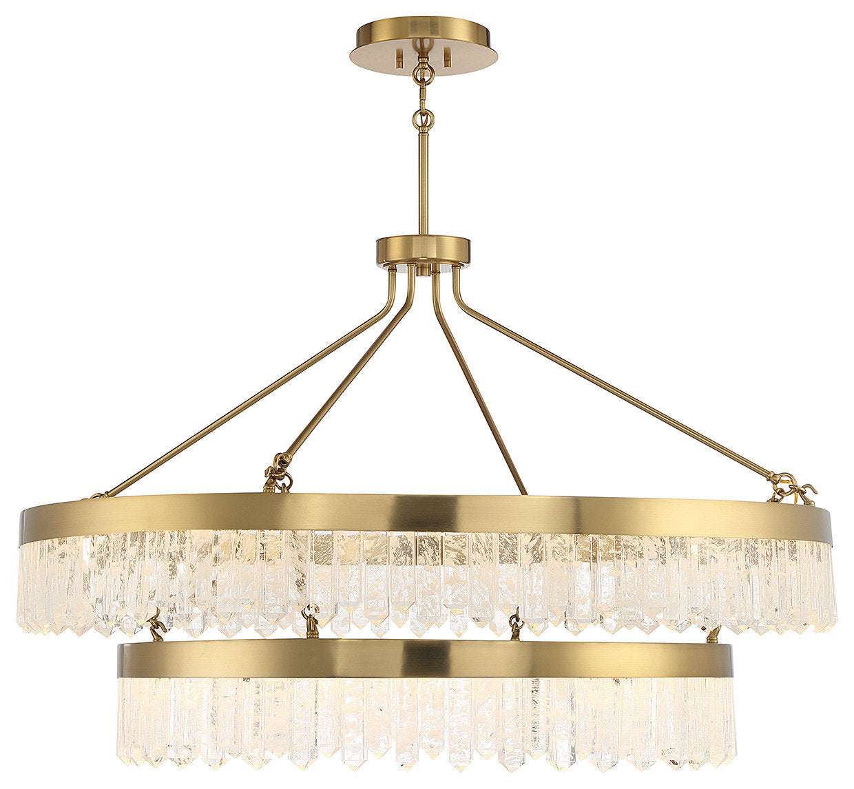 Savoy House Landon 2-Light LED Pendant, Warm Brass - 7-1622-117-322By Savoy House