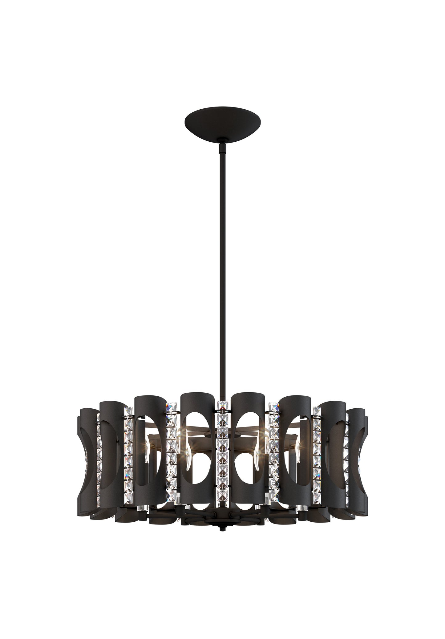Schonbek Mr1006N-Bk1H 6 Light Crystal Pendant, BlackBy Schonbek