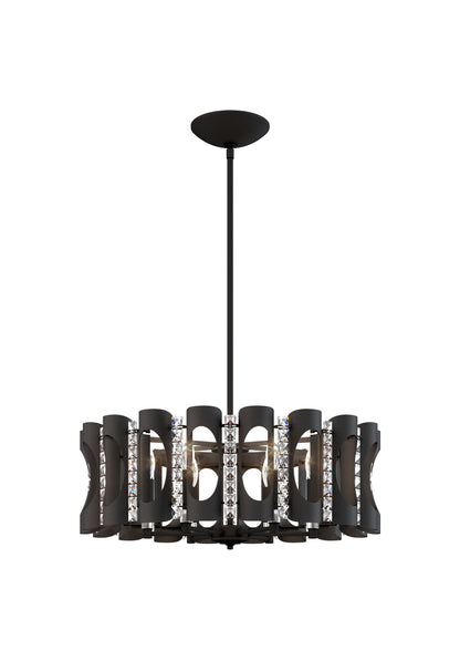 Schonbek Mr1006N-Bk1H 6 Light Crystal Pendant, BlackBy Schonbek