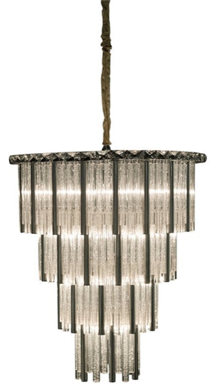 Michael Amini Chimes 15-Light Crystal Chandelier - SilverBy Michael Amini