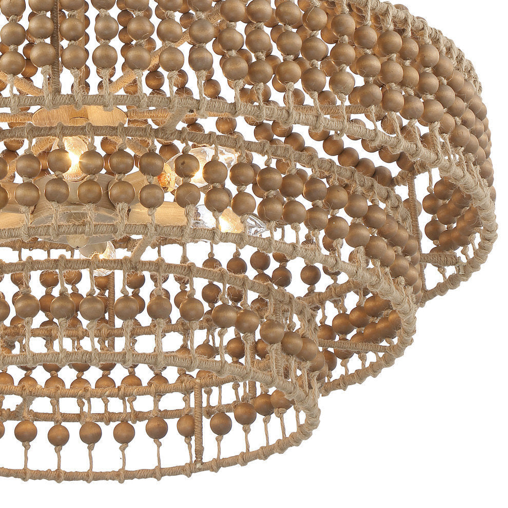 Crystorama Silas 6-Light Chandelier Burnished SilverBy Crystorama Lighting