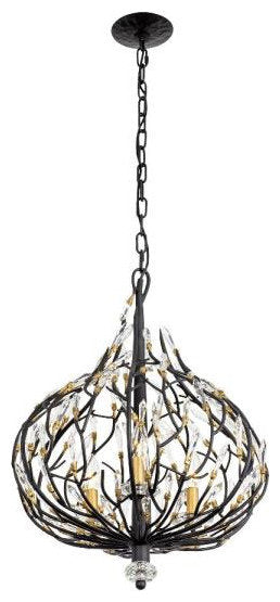 Bask 3-Light Pendant In Glam Style, 25"Hx18"WBy Varaluz