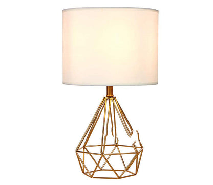 Iron Art Diamond Table Lamp �C Simple Modern Light for Living Room