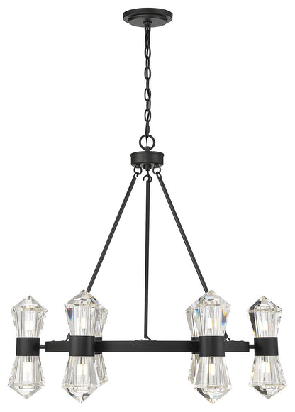 Dryden 12-Light Chandelier in Matte BlackBy Savoy House