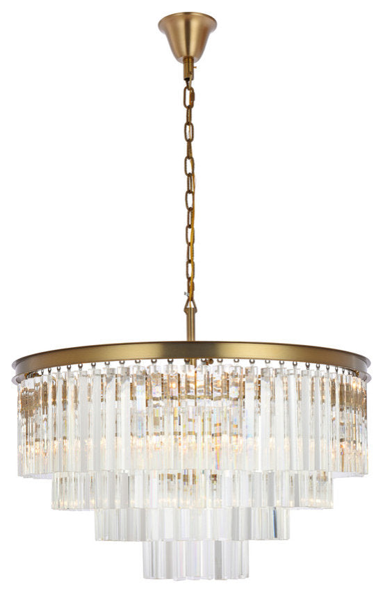Elegant Lighting Sydney 32" Round Crystal ChandelierBy Elegant Furniture & Lighting