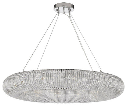 Crystal Ring Chandelier Modern Contemporary Lighting Floating Orb ChandelierBy HarrisonLane510