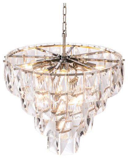 Glass Layered Chandelier | Eichholtz Amazone SBy OROA - Furniture