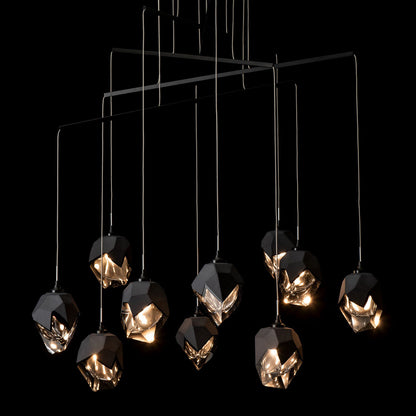 Chrysalis 10-Small Crystal Mobile Pendant, Black/Black Crystal, StandardBy Hubbardton Forge