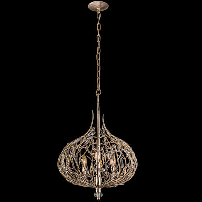 Bask 3-Lt Crystal Pendant - Gold DustBy Varaluz