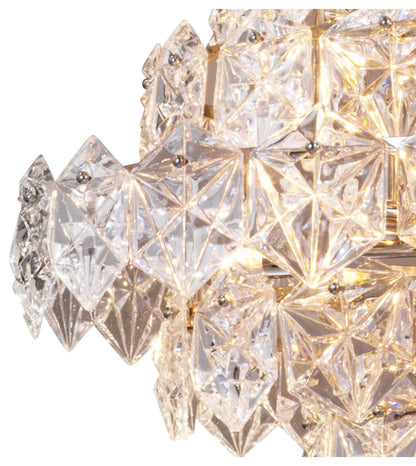 Hexagonal Glass Chandelier | Eichholtz Hermitage LBy OROA - Furniture