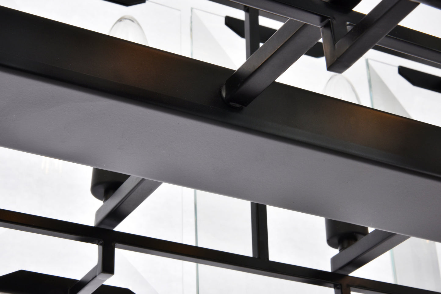 1212 Monaco Collection Pendant Lamp,62''x12'',Flat Black (Matte)By Elegant Furniture & Lighting