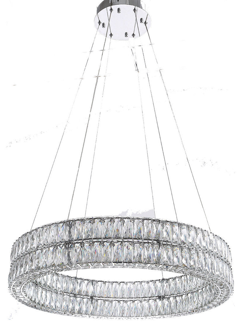 Beautiful Things Lighting Large Single Ring LED Crystal Chandelier BTL002By Beautiful Things Lighting