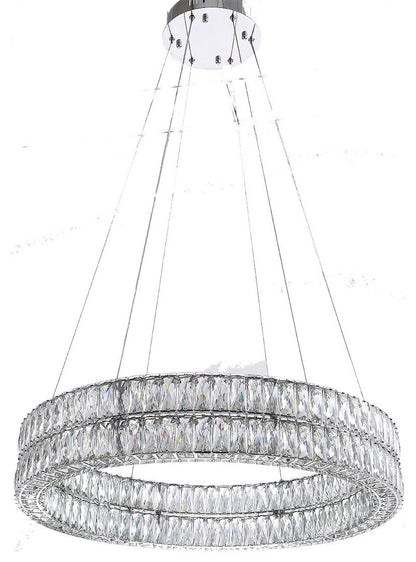 Beautiful Things Lighting Large Single Ring LED Crystal Chandelier BTL002By Beautiful Things Lighting