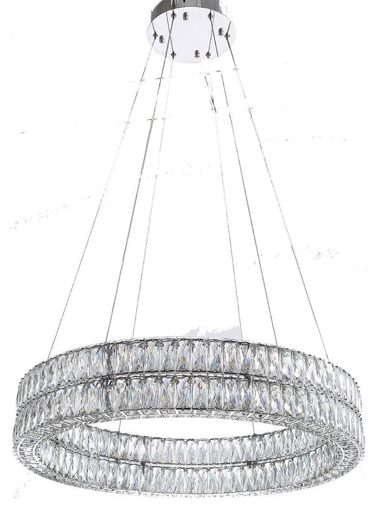 Beautiful Things Lighting Large Single Ring LED Crystal Chandelier BTL002By Beautiful Things Lighting
