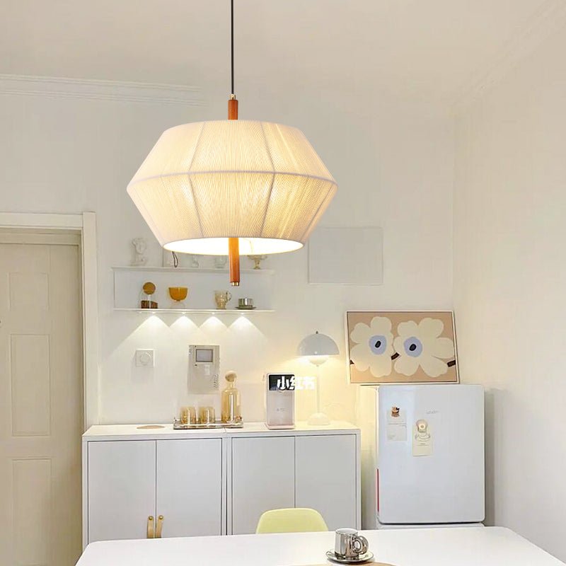 Soren Linen Geometric Pendant Lamp