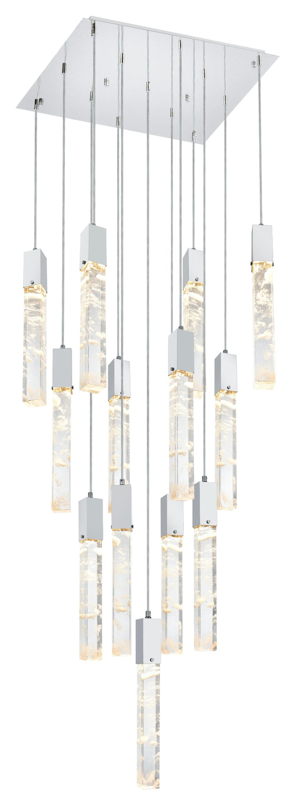 Home Living 26" Pendant, ChromeBy Home Living