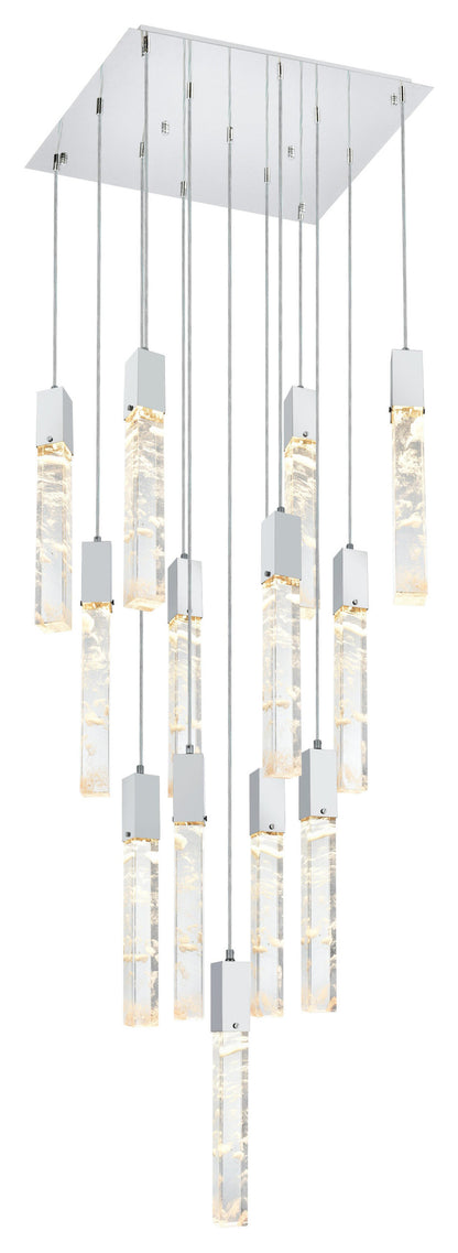 Home Living 26" Pendant, ChromeBy Home Living