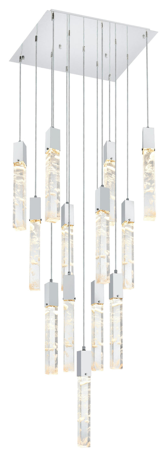 Home Living 26" Pendant, ChromeBy Home Living