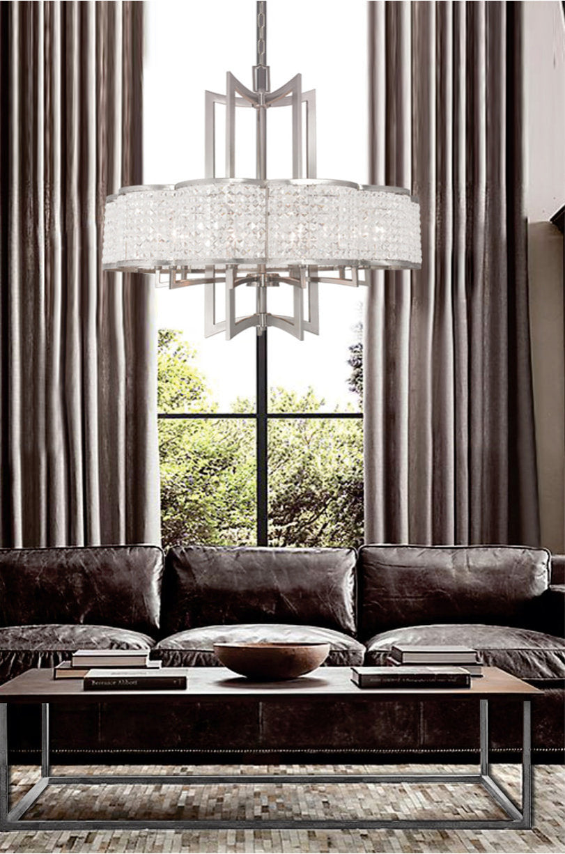 Grammercy Chandelier - Hand Painted Palacial Bronze, 10By Livex Lighting Inc.