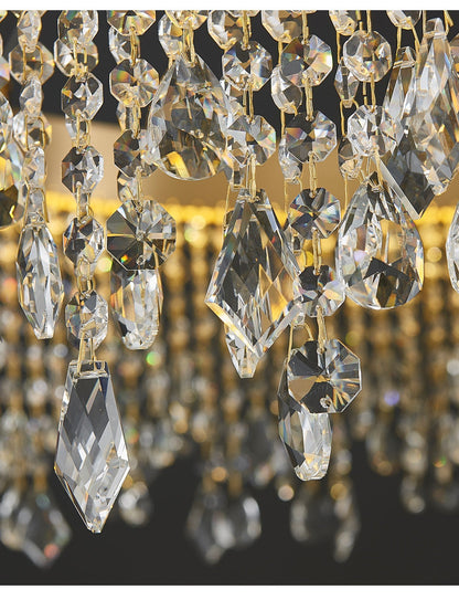 Loda | Multi-level Chic Large Crystal Chandelier, Warm Light 3000kBy Miron Demid LLC