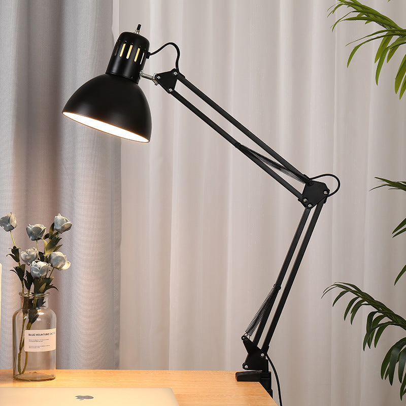 Cantilever LED Desk Lamp �C Eye Protection, Metal Iron Table Lamp with Extra Long Arm