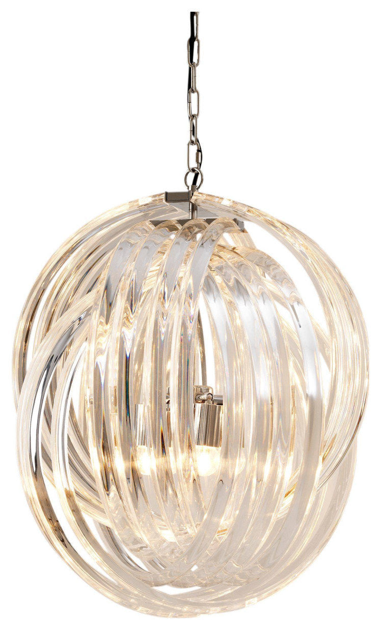 Lucite Loop Chandelier | Eichholtz Marco Polo MBy OROA - Furniture