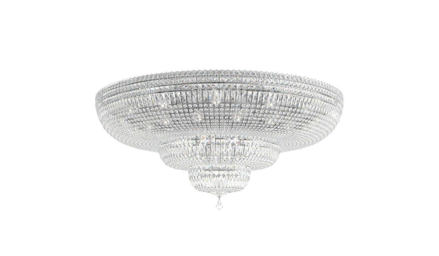 Petit Crystal Deluxe 36 Light Silver Clear Gemcut CrystalBy Schonbek