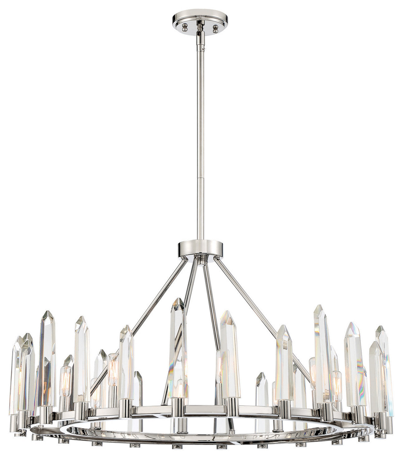 Crystorama Watson Eight Light Chandelier WAT-B2008-PNBy Crystorama Lighting