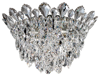 Trilliane Strands 4-Light in Stainless Steel, Clear Heritage CrystalBy Schonbek