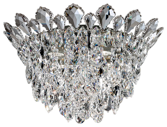 Trilliane Strands 4-Light in Stainless Steel, Clear Heritage CrystalBy Schonbek