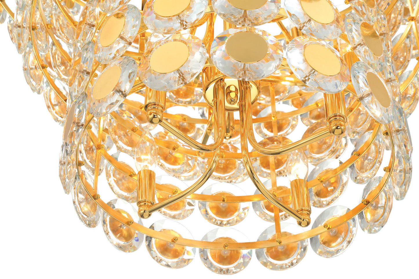 Perrene 24-Light Chandelier, GoldBy Eurofase Lighting
