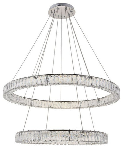 Contemporary Chrome-Light ChandelierBy Home Living