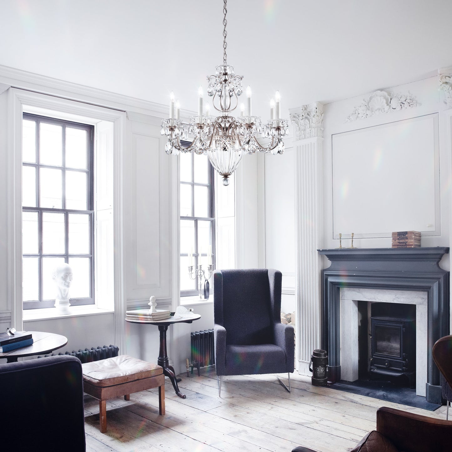 Schonbek 1238N-211S 11 Light Crystal Chandelier, AureliaBy Schonbek