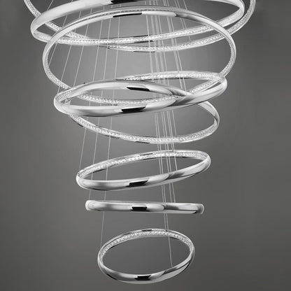 Tumbling 54" LED Pendant 3500K, ChromeBy WAC Lighting