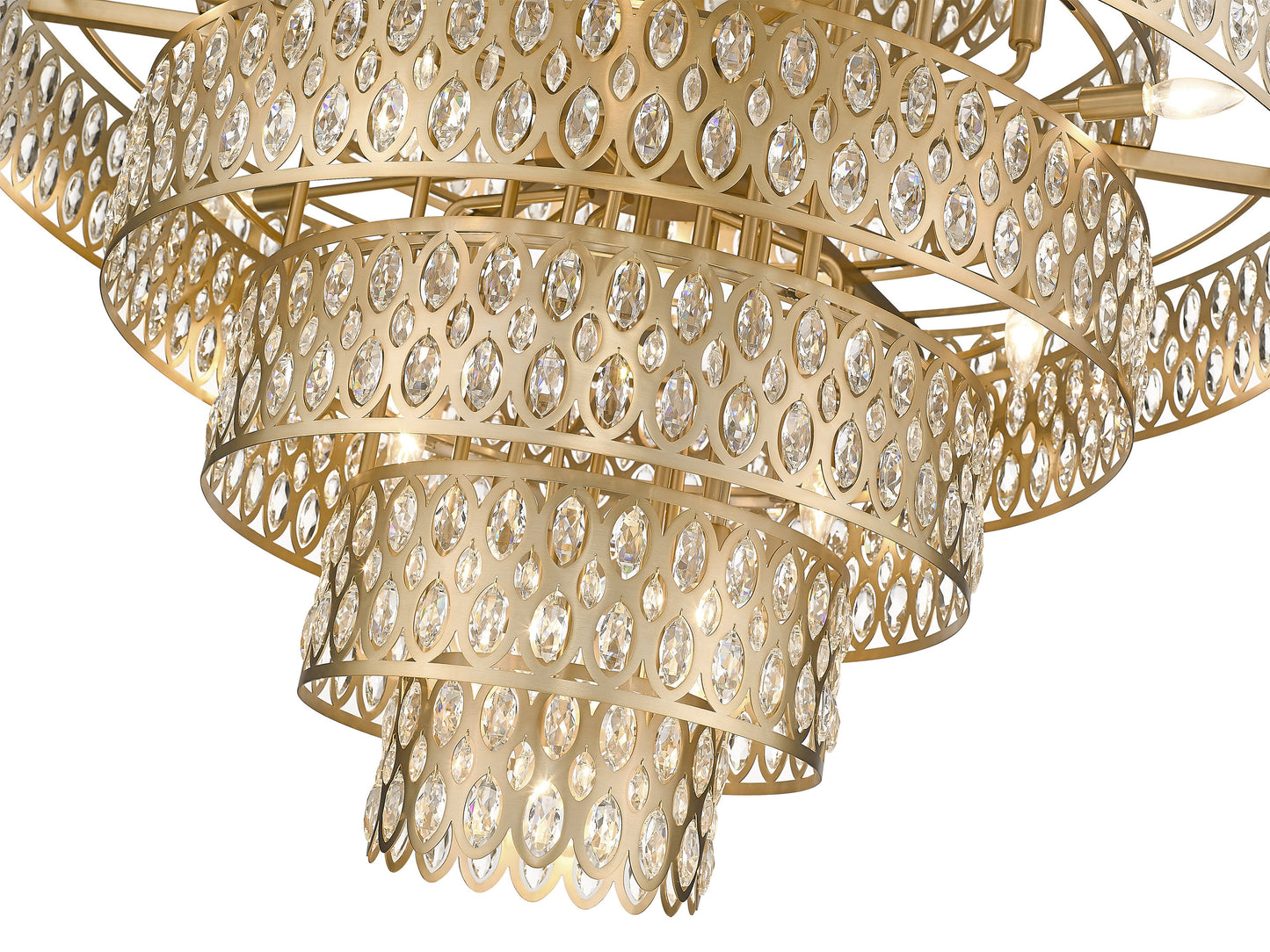 Z-Lite 822P45-HB 25 Light Pendant, Heirloom BrassBy Z-LIte